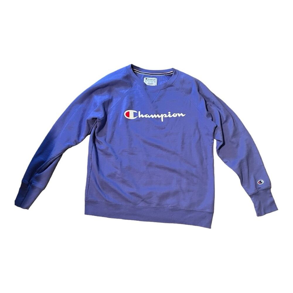 Champion Purple Sweatshirt Size XL fits like medium